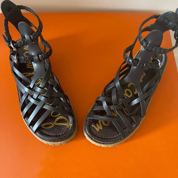Sam Edelman Black Gladiator Sandals - Picture 6 of 6